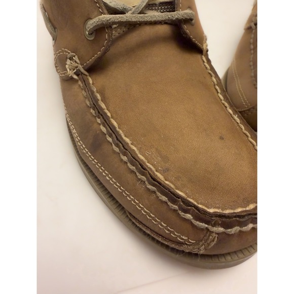 Timberland Boat Shoes Mens Size 8 Earthkeepers 5229R Leather Brown - Picture 6 of 10
